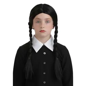 Girl's 1960s Wednesday Addams Costume Wig