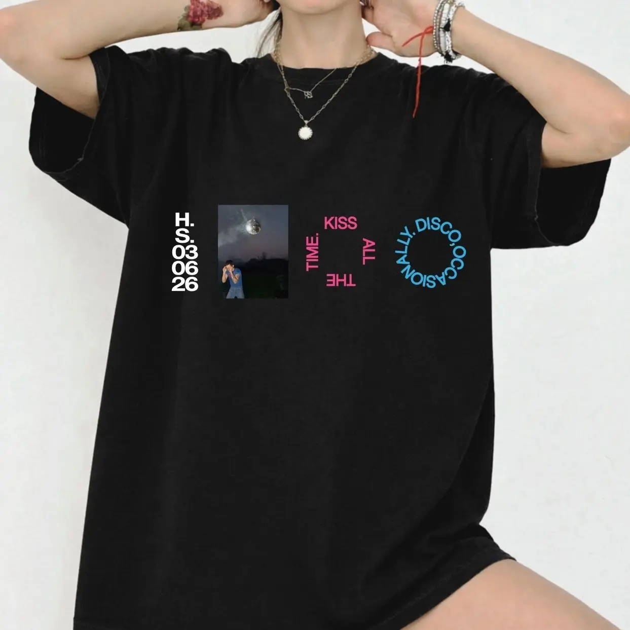 [Sale Up To 50%] Harry Styles Kiss All The Time Shirt, Disco Occasionally, New Album Date HS4 L6K