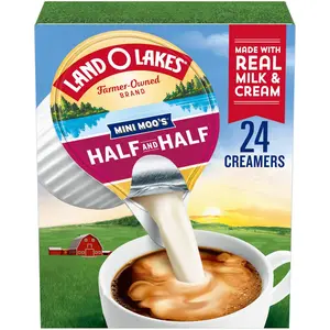 Land O Lakes Half and Half UHT-Processed Creamer, 24 Count