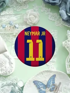 Neymar Jr. 11 Jersey Badge Pin Set, Perfect for Bags Jeans T-Shirts Backpacks Hats, Creative Gift Idea for Birthdays Holidays