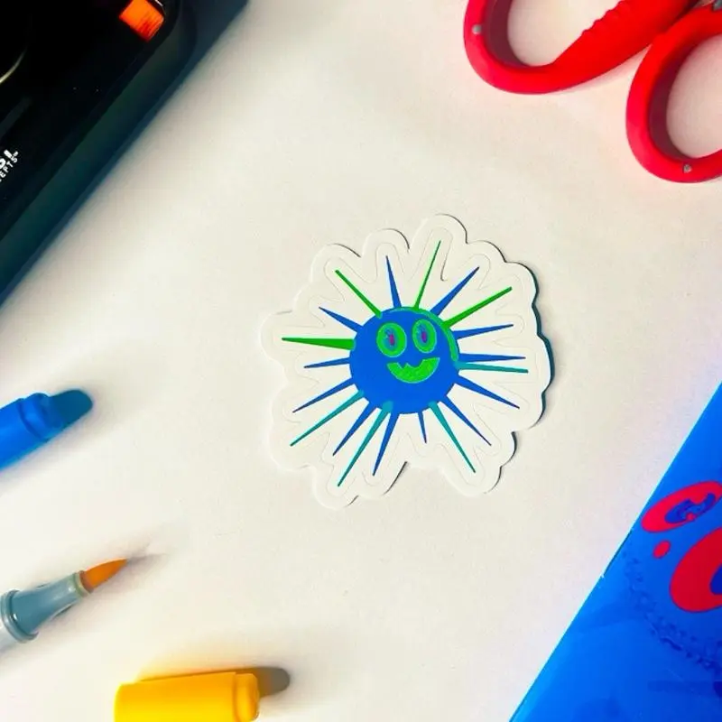 SPIKE 0001 "Toxic Blueberry" STICKER