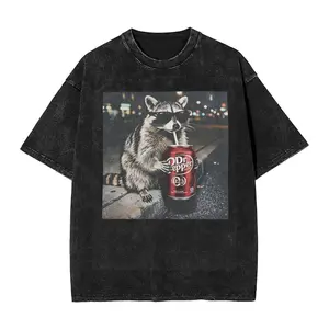 [Flashsale up to 70%]Vintage Raccoons Dr *****rr T-shirts, Funny Meme Genz Dank Raccoons, Trendy Shirt, Animal Meme Graphic Tee, Gift for Men, Women, Women funny shirts for women, Womenswear Cotton Top Streetwear