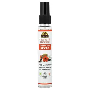 Okay Pure Naturals Coconut & Hibiscus Detangler Spray, 2 fl oz (59 ml)