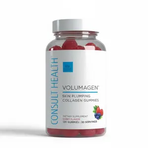 Volumagen Skin Plumping Collagen Gummies – Clinically Studied Bioactive Collagen for Wrinkle Reduction, Elasticity & Hydration, 120 Ct