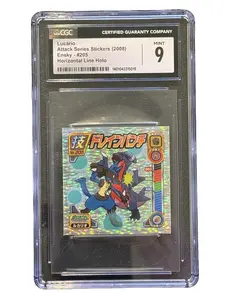 Graded Pokemon TCG Single Slab - CGC 8 - Lucario - Attack Series - #205 - Stickers