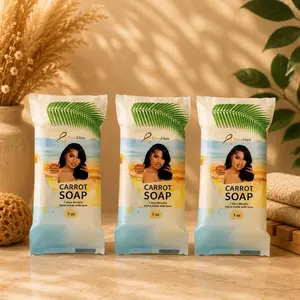 3 PCS Byenblan Carrots Jam Soap Cream Djòl Sirèt 7oz