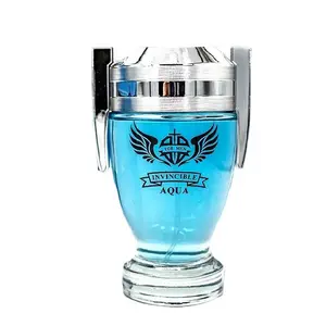 Invincible Aqua Men's Eau de Parfum, 3.4oz/100mL Natural Spray