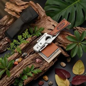 Multifunctional Folding Tool Knife, Durable EDC Gear for Camping & Hiking, Sharp Pocket Cutter for Fruit, Fishing & BBQ, Unique Gift for Men