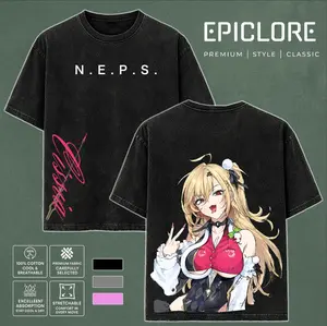 Cissia ZZZ Zenless Zone Zero Washed Tshirt, Soft Cotton Unisex Wear, Indie FPS Game Shirt, Streetwear game merch gift