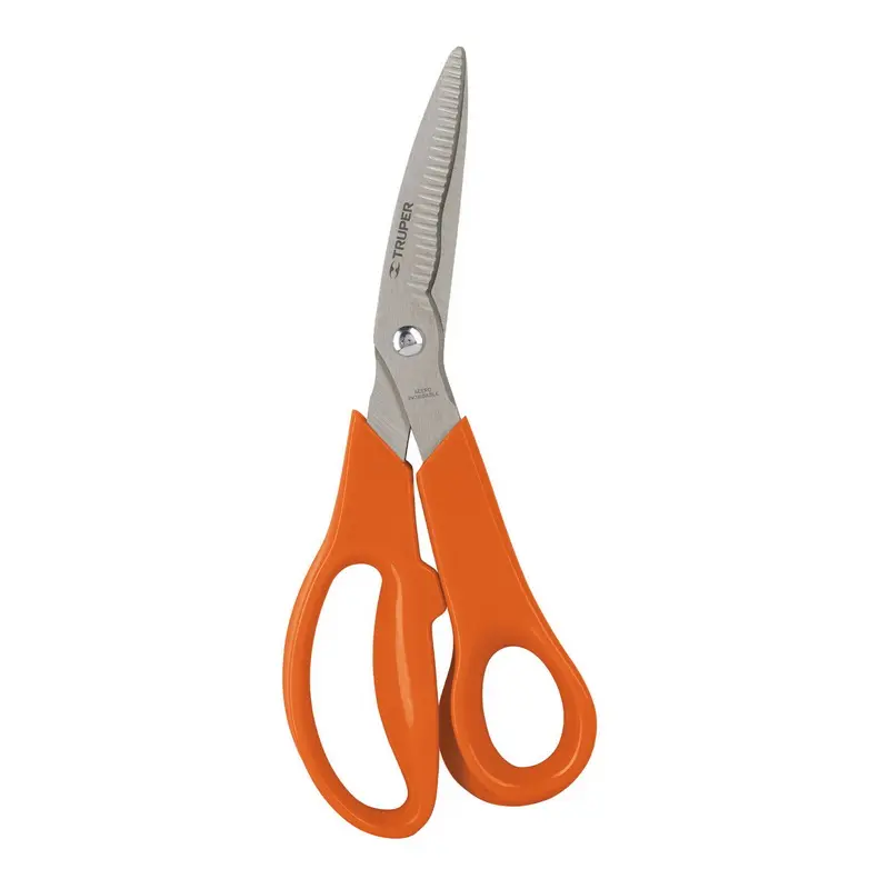 Truper Stainless Steel Dubbing Scissors 8” Gamefowl Tijeras para Gallos Durable & Precision Tool for Gamefowl Care