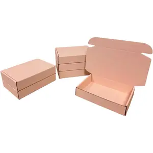 30 Pcs 13 x 9 x 2 inches Large Size Corrugated Cardboard Shipping Boxes for Small Business Mailer Boxes for Shipping Packaging Holidays Craft Gifts Giving (Powder Pink)
