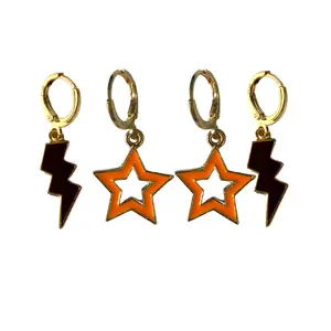 Idaho State Spirit Earring Stack with Huggie Hoop  for Bengals Game Day