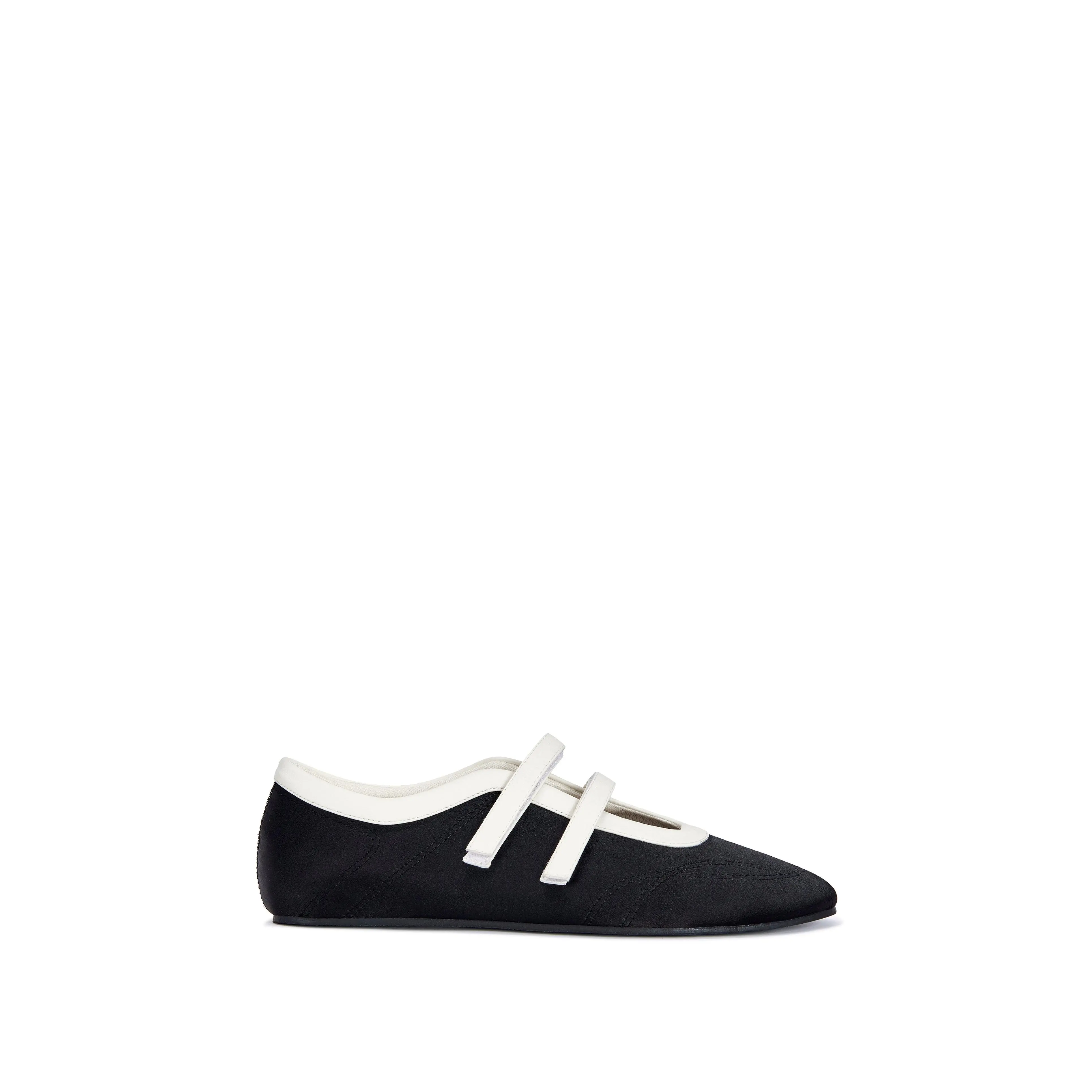 RANDILYN-BLACK BALLET FLAT SNEAKER