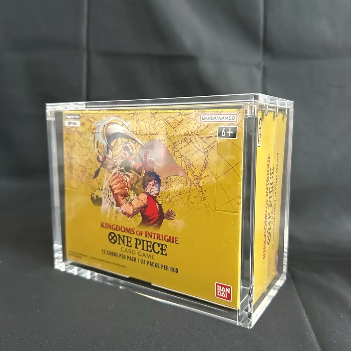 English One Piece Booster Box Acrylic Display Case with Magnetic Lid (Fits OP04 - Current Booster Boxes) - TikTok Shop English One Piece Booster Box Acrylic Display Case with Magnetic Lid (Fits OP04 - Current Booster Boxes) - TikTok Shop