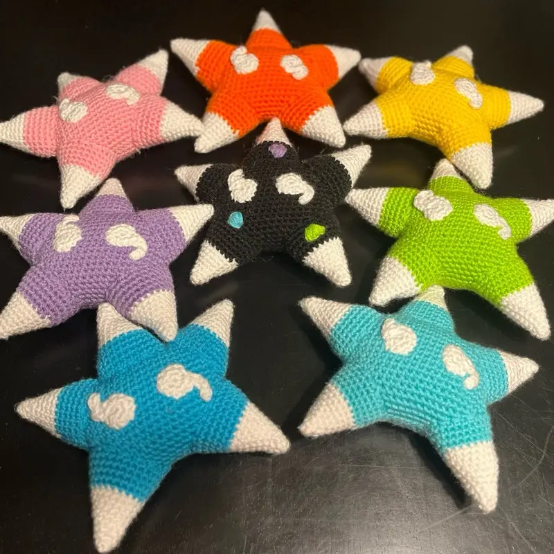 Poke Crochet Keychain - Style 9