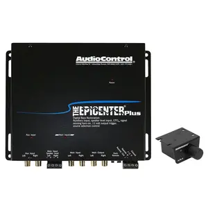 Audio Control The Epicenter Plus Bass Restoration Processor, 12V, Black Blue, 2.39 lbs