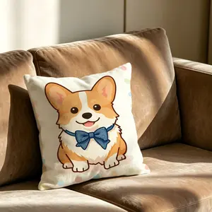 1Pcs 45x45cm Cute Cartoon Animal Print Pillow, Multiple Styles, Soft Skin-Friendly Sofa Cushion, Decorative Throw Pillow for Bedroom and Living Room, Suitable for All People, Ideal Gift Choice