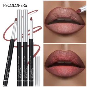 Long Lasting Lip Liner & Eyeliner, Lip Liner Pencil, 2 in 1 Waterproof Sweatproof Dual-purpose Easy Glide Nude Lipstick Pen, Makeup Tool for Women, Cosmetic