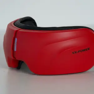 VX-POWER EYE MASSAGER with 5 Modes, Bluetooth Music, Soothing Heat, and Rechargeable Battery for Digital Eye Strain Relief