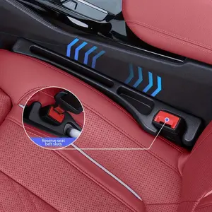 2-pack upgraded seat gap storage box, universal seat gap filler, used to fill the gap between the seat and the center console, preventing items from falling,seat gap blocker(FS)