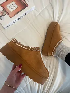 It Girl Platform Slip On Bootie