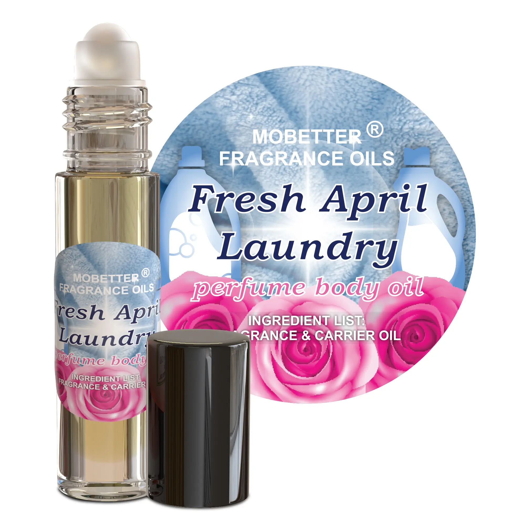 MOBETTER FRAGRANCE OILS Fresh April Laundry Perfume Body Oil MOBETTER FRAGRANCE OILS Fresh April Laundry Perfume Body Oil