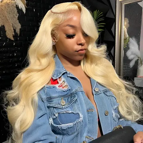 30 Inch Blonde Body Wave 5x5 Lace Front Wigs Human Hair Glueless Wig Pre Plucked With Baby Hair 180 Density Soft Comfortable 13x6 613 Blonde Body Wave Wig Human Hair For Women