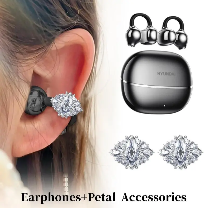 Black+Silver Petal Accessories