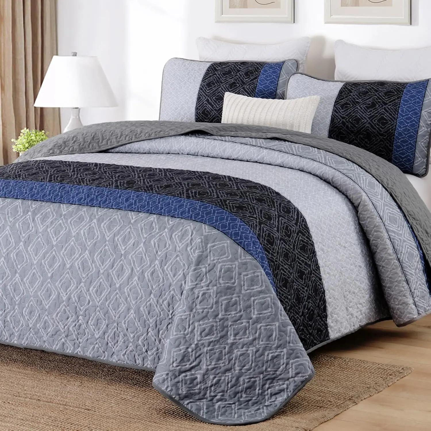 Gray and Blue