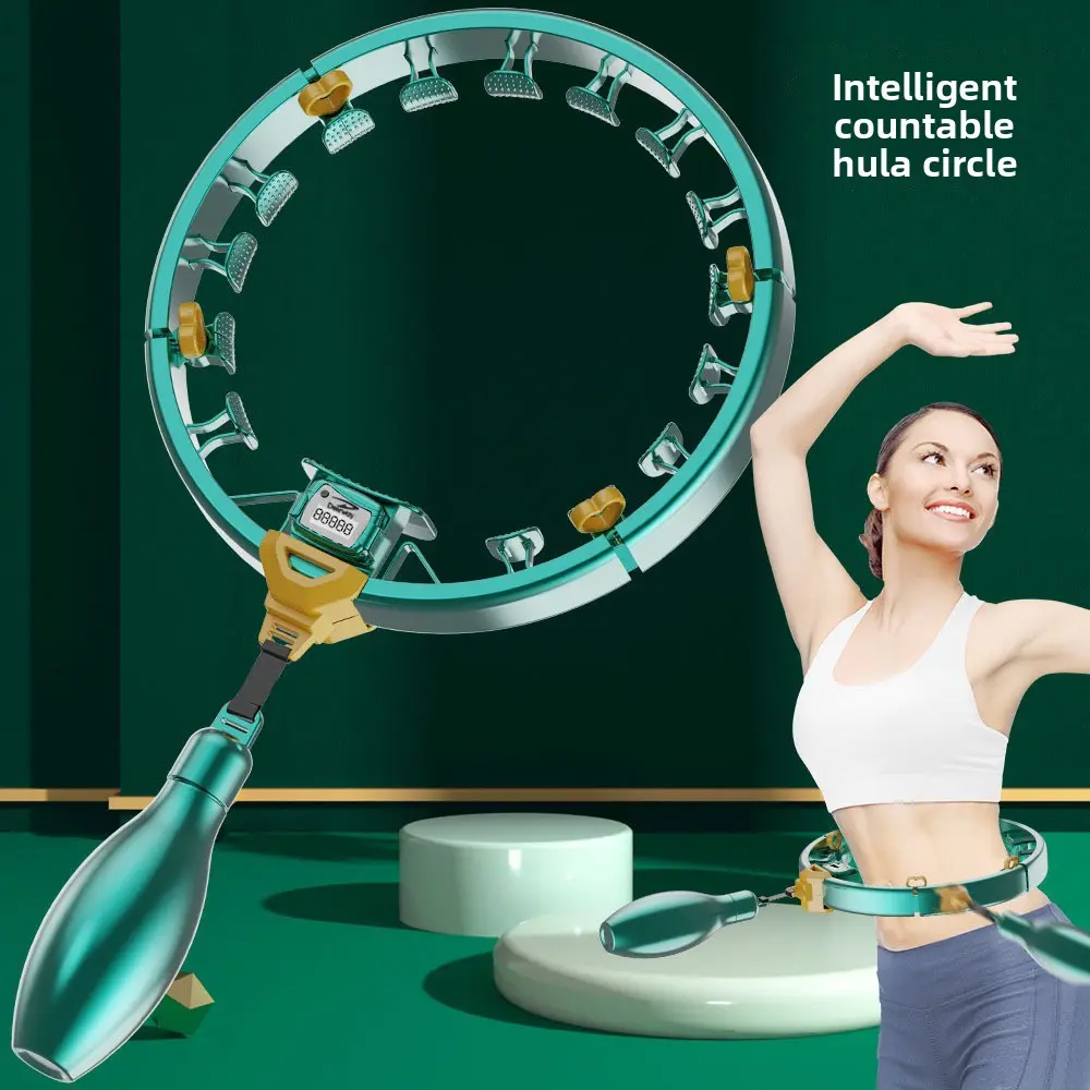 Smart hula hoop removable abdominal ring abdominal fitness equipment will not fall off hula hoop