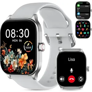 Smart Watch for Women Men(Answer/Make Call), Smartwatches with Heart Rate/SpO2/Sleep/Stress Monitor, IP68 Waterproof Activity Tracker for Android iPhone, 100+ Sports Fitness Watches