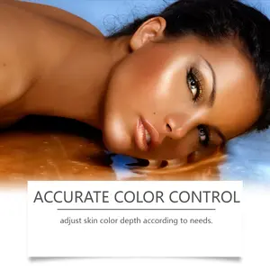 Mint Leaf Extract Tanning Drops, All Skin Types Easy Daily Use Adjustable Tan Depth, Against Uneven Skin Tone Dullness