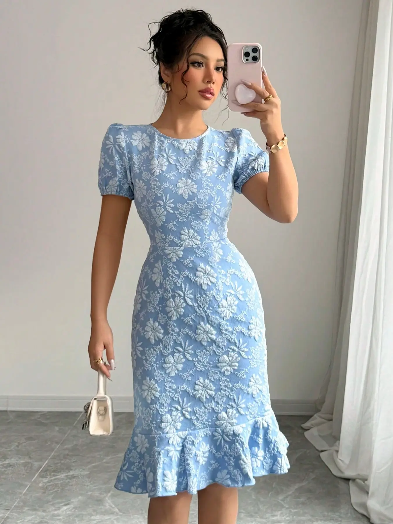 tight midi summer dress Women's Solid Color Strapless Tube Bodycon Midi Dress, Stretch Sexy Casual  Elegant, Slim Fitted Women's Dress For Summer