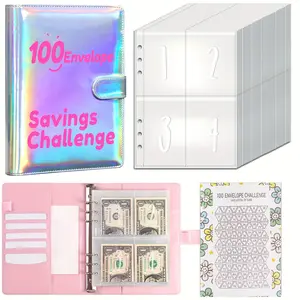 100-Envelope Savings Challenge Binder | Cash Envelope Budget Planner · Fun & Easy 100-Day Saving Plan to Reach $5,050