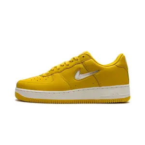 NIKE Air Force 1 Low Sports Sneaker, "Color Of The Month - Yellow Jewel" Style, Model FJ1044-700