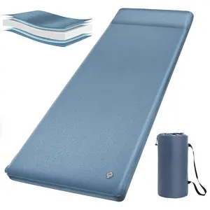 Self Inflating Sleeping Pad for Camping, Ultra Thick Memory Foam,  inflates Quickly in 25s , for Backpacking and Hiking