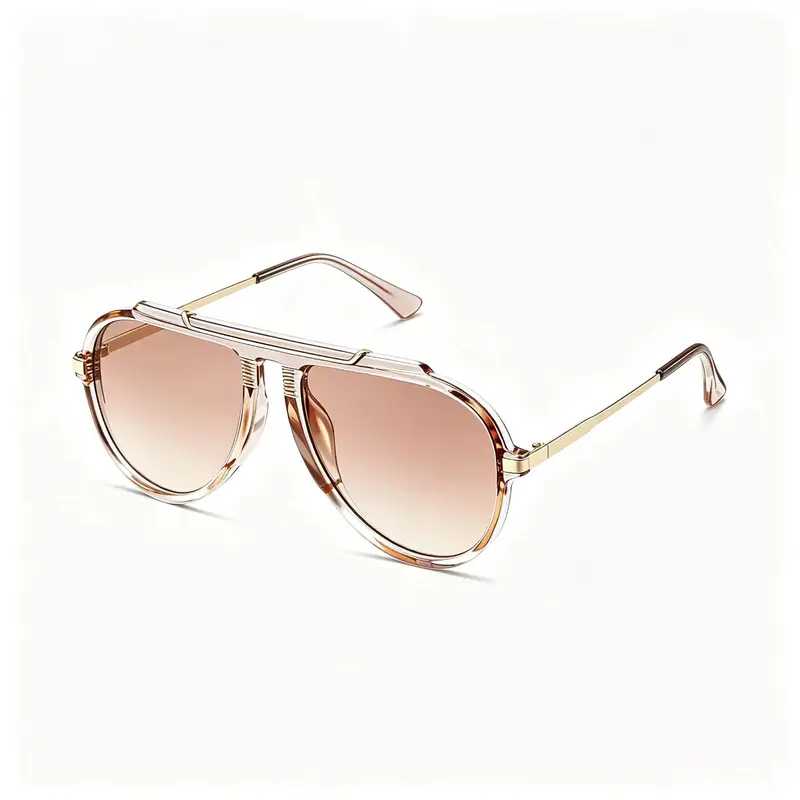 1 pcs Transparent Frame - Champagne Lenses