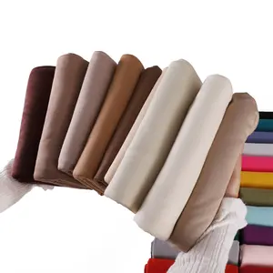 180*80cm Large Size Modal Cotton Soft Muslim Women Jersey Hijab Scarf