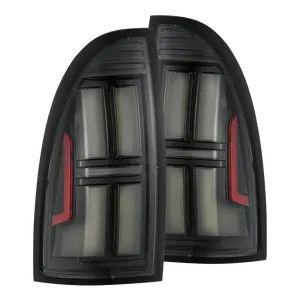 AlphaRex 05-15 Toyota Tacoma NOVA-Series Prismatic LED Tail Lights Black