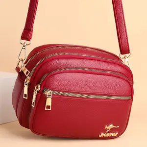 Trendy Retro Shoulder Bag for Women - Stylish Ladies Messenger Bag with Zipper Closure, Adjustable Strap & Versatile Design