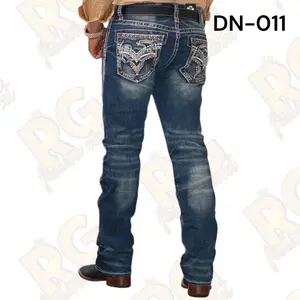 De-Niko Fashion Jeans Menswear Pockets