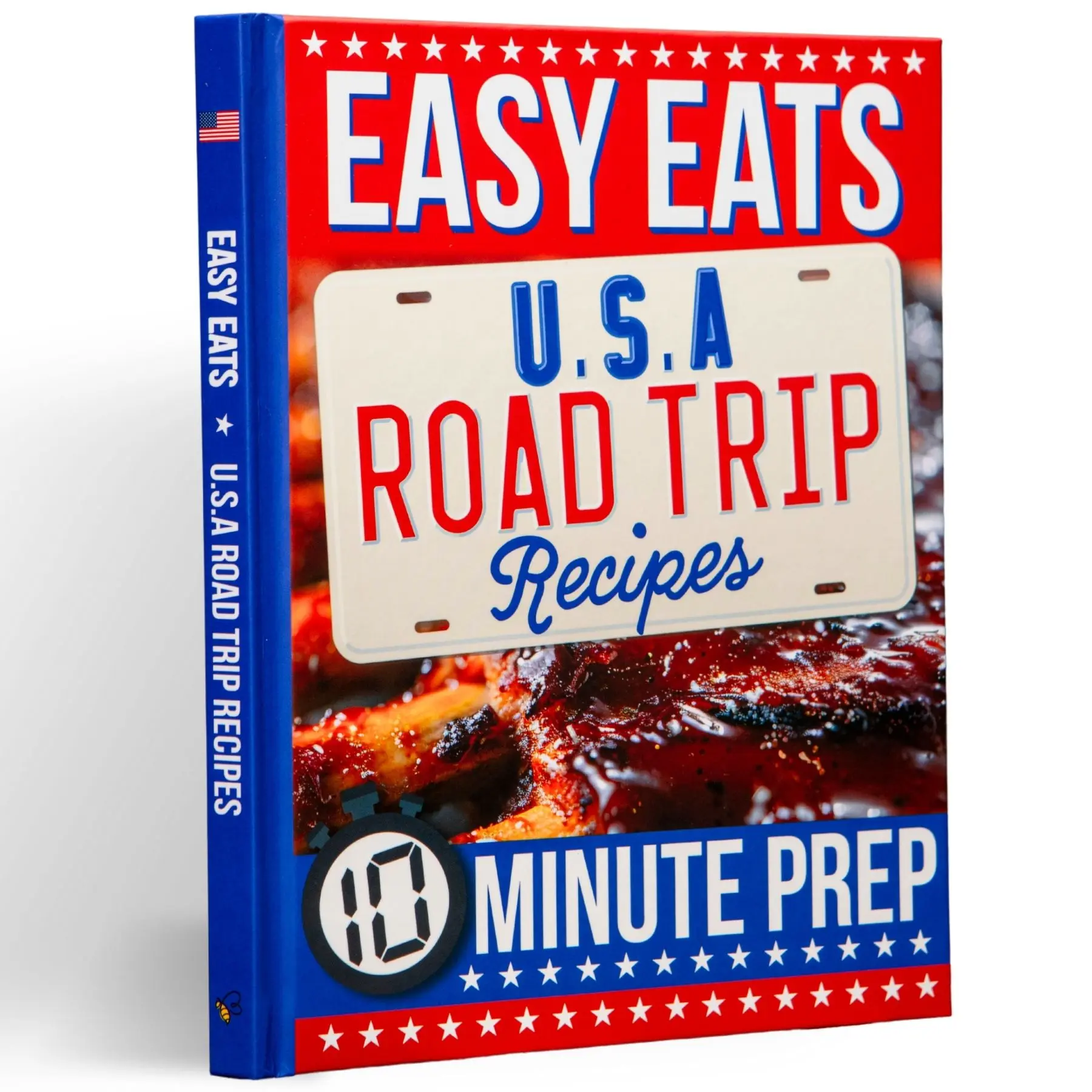 Easy Eats USA Road Trip Recipes Cookbook: 50 BBQ & More Dishes with 10 Minute Prep Times for Home Cooks