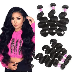 Body Wave Brazilian Human Hair Bundle - Real Hair Extensions, Double Weft Hairpiece, Multiple Lengths