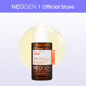 [NEOGEN Official] Real Vita C Serum l 32g l 1.12 oz l Hydrating Vitalizing Facial Serum l 22% Vitamin C l Even Skin Tone l Dark Spot Serum l Korean Skin Care