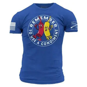 Use A Condiment T-Shirt - Royal