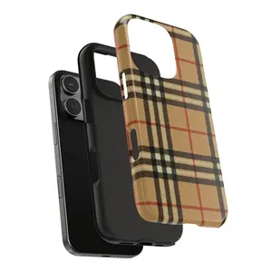 Stylish Plaid Tough Phone Cases - Durable Protection, Trendy Accessory, Perfect Gift, Everyday Use, Holiday Season