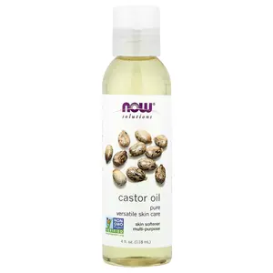 NOW Foods Solutions, Castor Oil, 4 fl oz (118 ml)