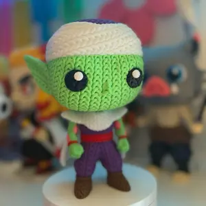 piccolo Figure 6.5” Crochet-Style piccolo | dragon ball z  Inspired