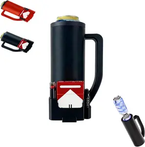Upgraded Dual Slim-Can Insulator Sleeve — Holds Two 12-oz Slim Cans, Features Built-in Storage Pouch & Fun Dice Game | Tactical-Style Insulator |