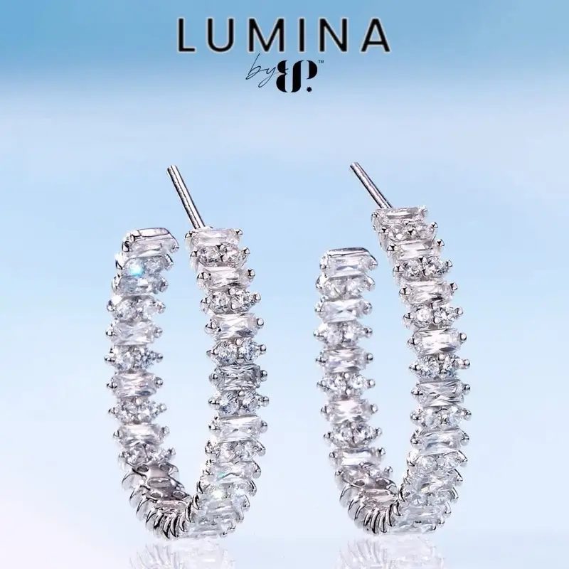 BP Lumina Gold Elegant Earrings - Unsealed, Brand-New Fashion Costume Jewelry Accessory